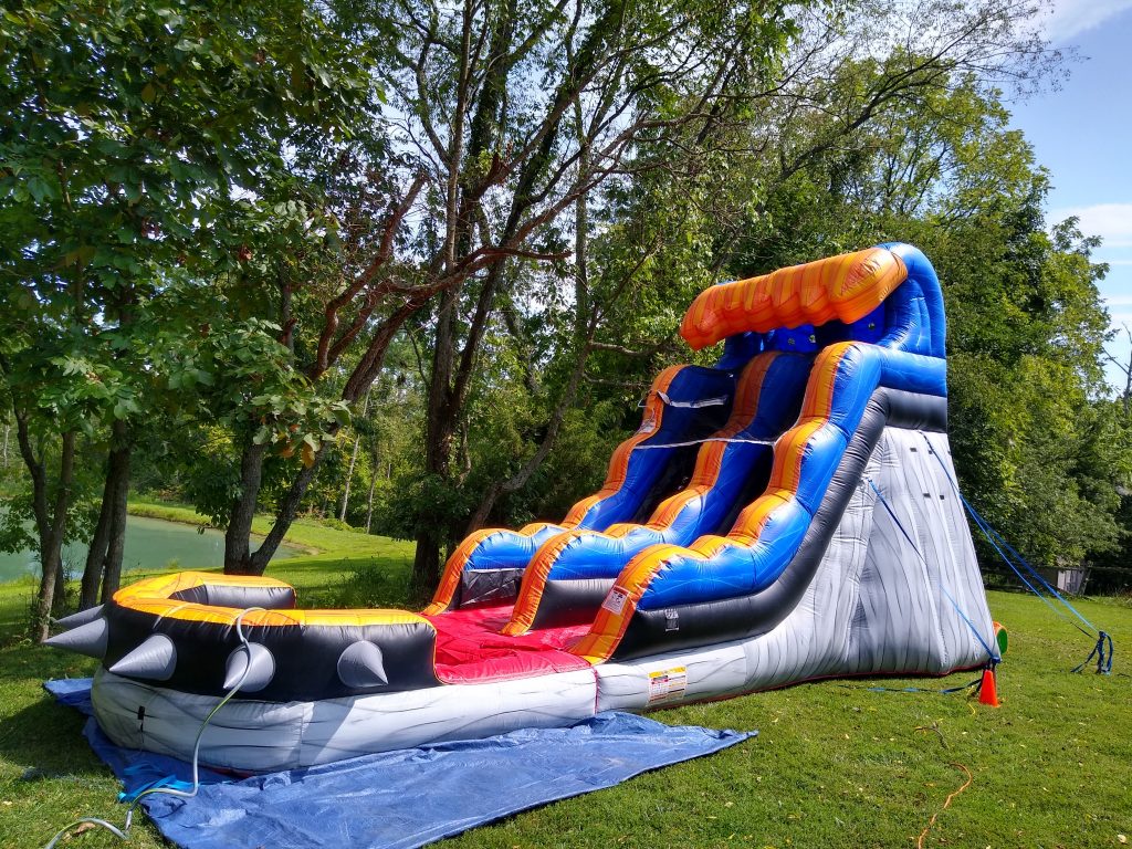 Bowser inflatable waterslide